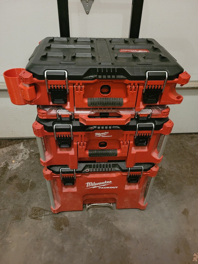 Milwaukee Packout Cupholder Tool by Milwookie - Accessories for Packout Toolbox