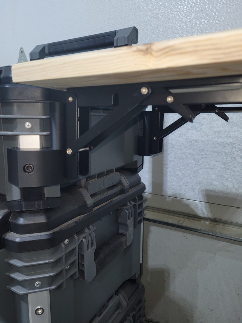 Collapsible Side Table for Flex Stack Pack Toolbox by Milwookie