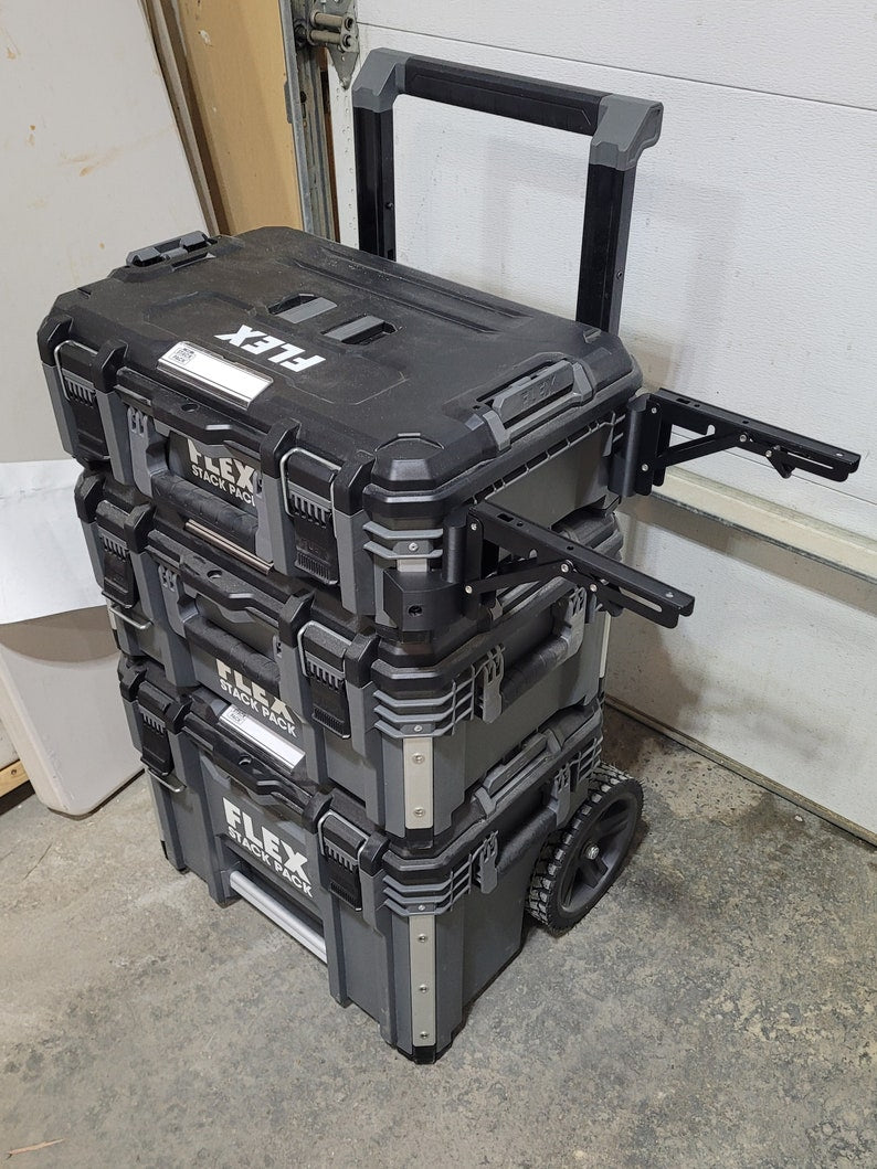 Collapsible Side Table for Flex Stack Pack Toolbox by Milwookie
