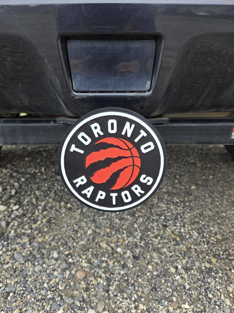Toronto Raptors Hitch Cover – Durable Plastic Accessory with Free Hitch Pin | Perfect Gift for Basketball Fans