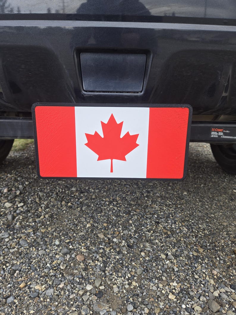 Canadian Flag Hitch Cover - Show Your National Pride with Style