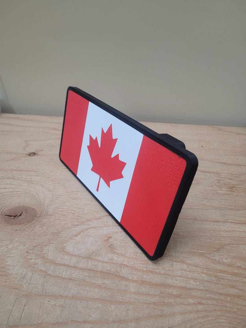 Canadian Flag Hitch Cover - Show Your National Pride with Style