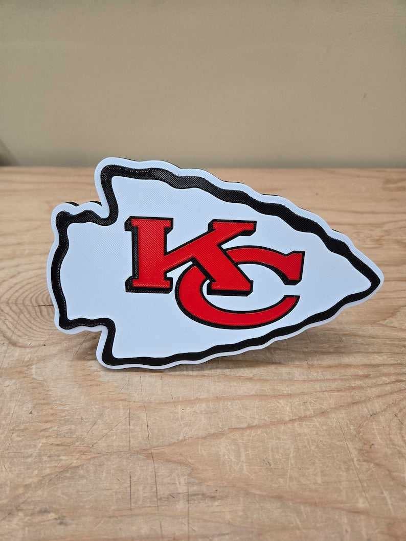Kansas City Chiefs Hitch Cover – Durable Plastic Accessory with Free Hitch Pin | Perfect Gift for Football Fans