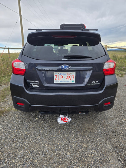 Kansas City Chiefs Hitch Cover – Durable Plastic Accessory with Free Hitch Pin | Perfect Gift for Football Fans