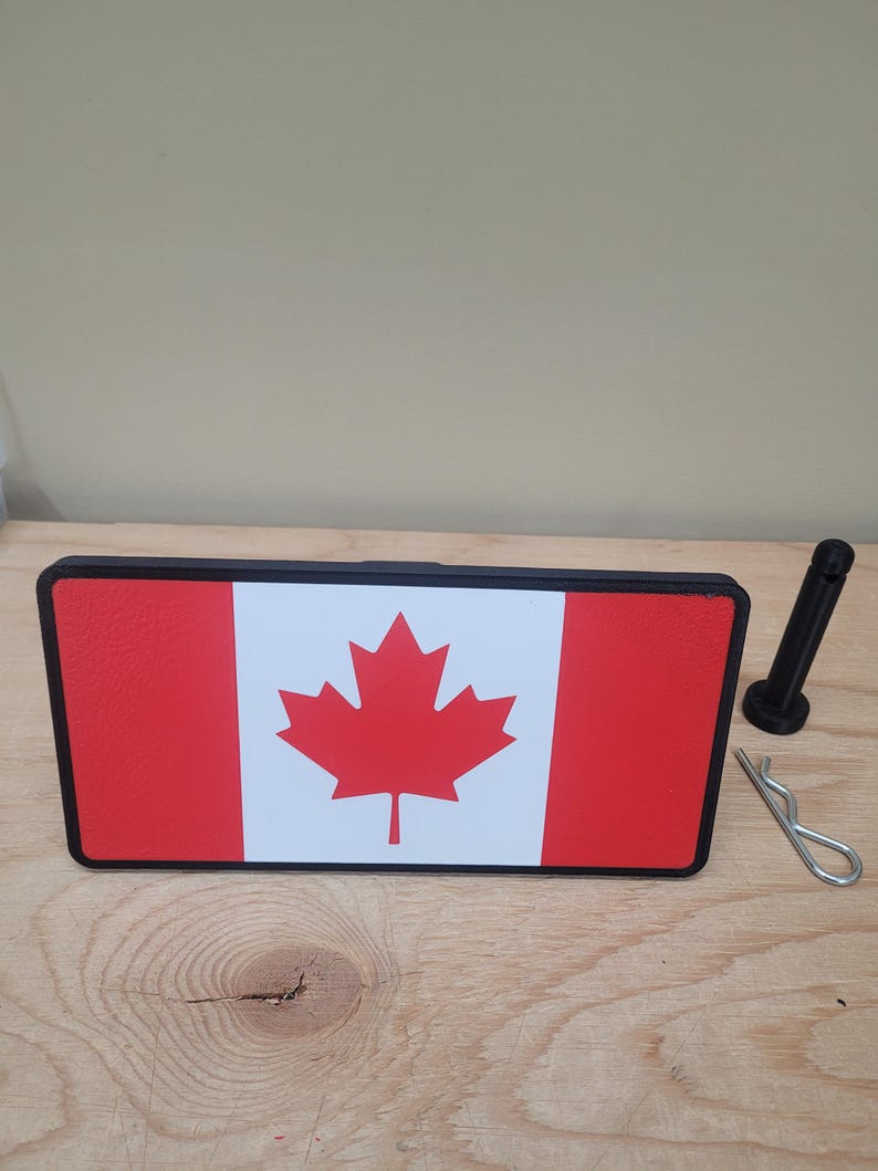 Canadian Flag Hitch Cover - Show Your National Pride with Style