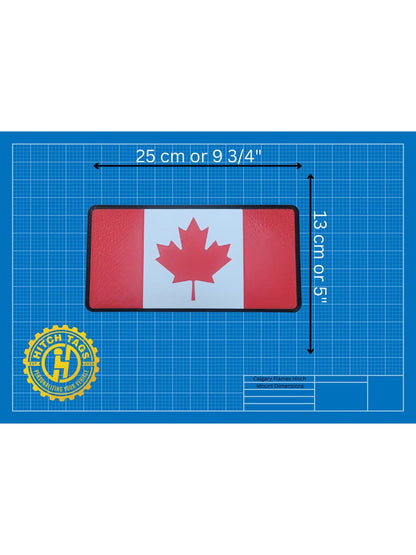 Canadian Flag Hitch Cover - Show Your National Pride with Style